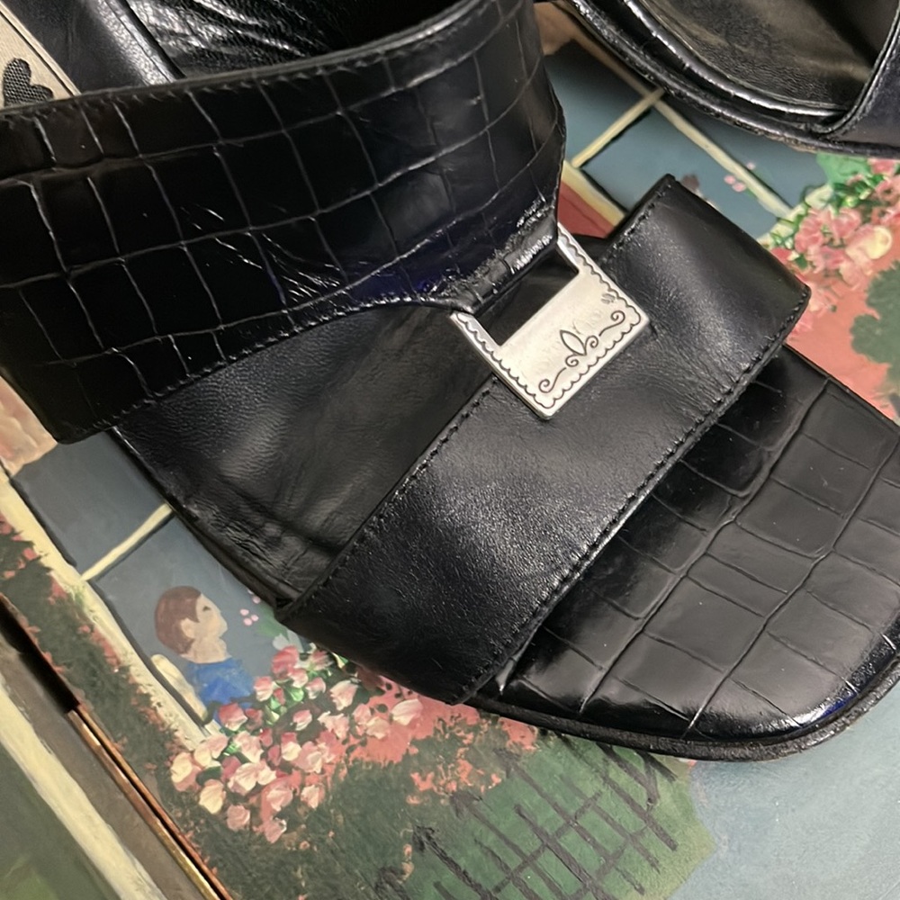 Brighton “Ryan” black leather sandals - Picture 4 of 11